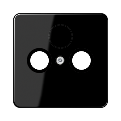 Centrālplate TV+SAT+FM "Melns" CD