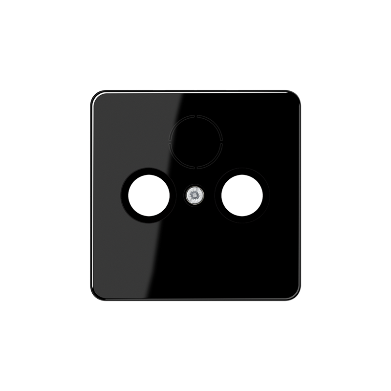 Centrālplate TV+SAT+FM "Melns" CD