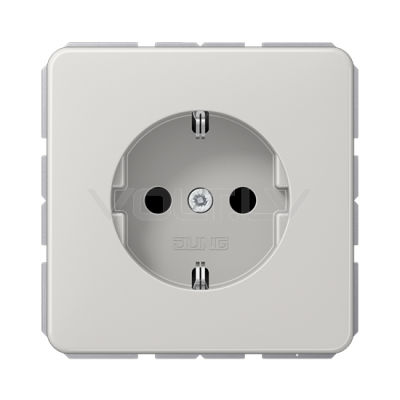 Розетка с/з "Серый" CD