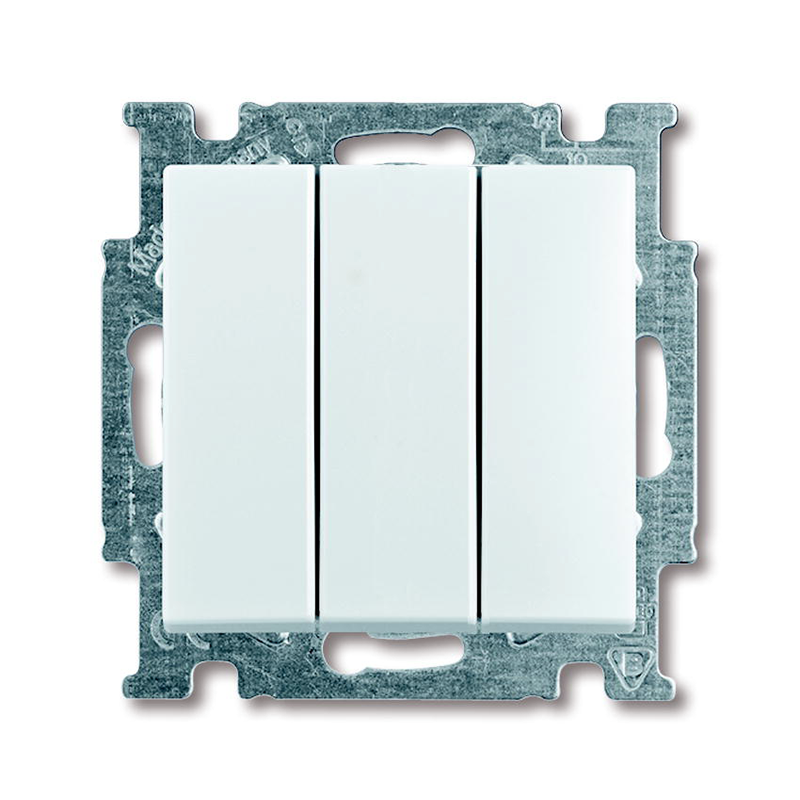 Выключатель 1+1+1 "Белый" Basic 55