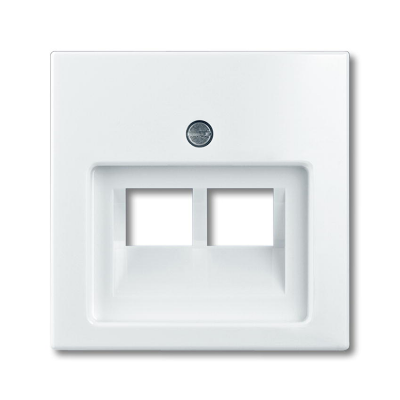 Centrālplate 1+1 Data "Balts" Basic 55