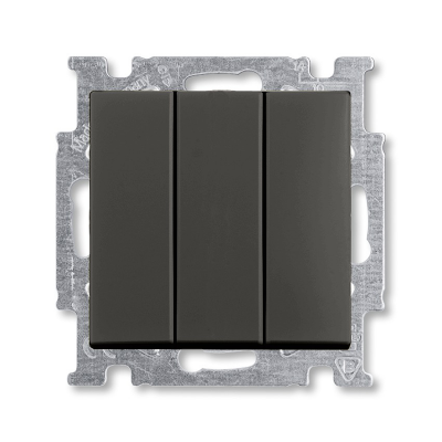 Slēdzis 1+1+1 "Château - Melns" Basic 55