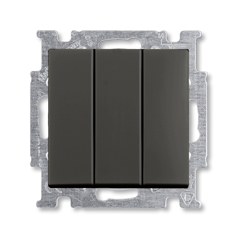 Slēdzis 1+1+1 "Château - Melns" Basic 55