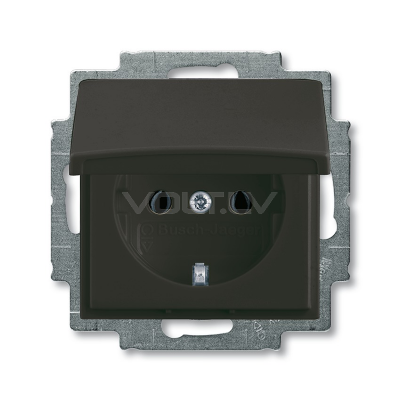 Rozete a/z ar vāku "Château - Melns" Basic 55