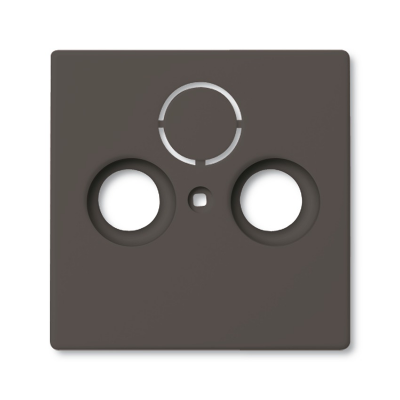 Centrālplate TV+SAT+FM "Château - Melns" Basic 55