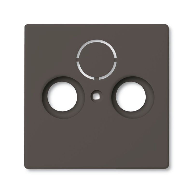 Centrālplate TV+SAT+FM "Château - Melns" Basic 55