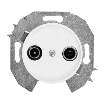 Розетка TV+FM "Белый" Renova