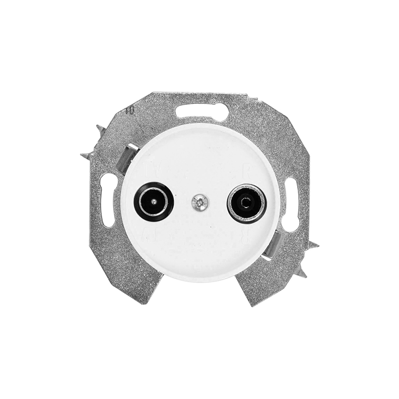 Розетка TV+FM "Белый" Renova