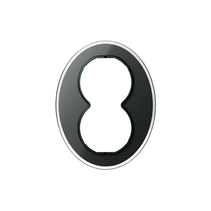 2М Рамка "Черное Стекло" Renova