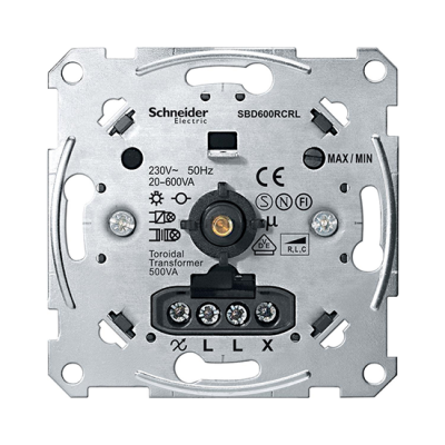 Dimmeris Universāls "600 W" RLC "Mehanisms" Merten