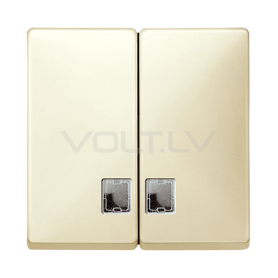 Taustiņš 1+1 Ar Lēcu "Bēšs" System Design