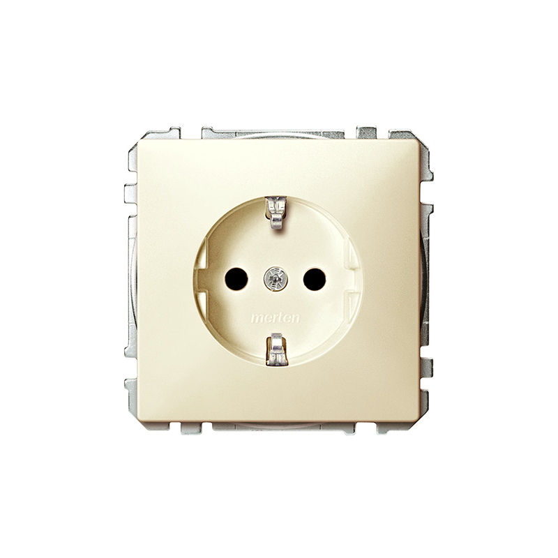 Розетка с/з "Бежевый" System Design