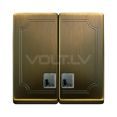 Клавиша 1+1 С Линзой "Антик" System Design