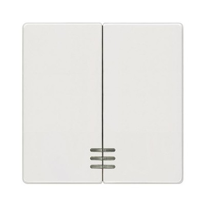 Клавиша 1+1 С Линзой "Белый" Delta Line