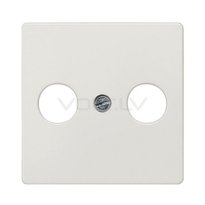 Centrālplate TV+SAT "Balts" Delta Line