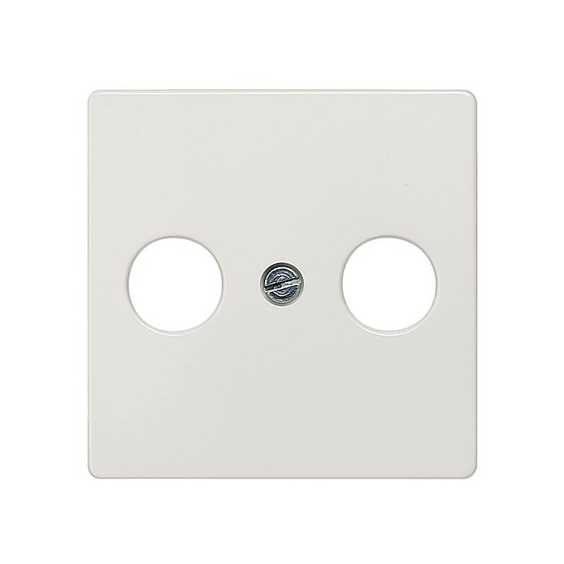 Centrālplate TV+SAT "Balts" Delta Line