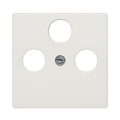 Centrālplate TV+SAT+FM "Balts" Delta Line