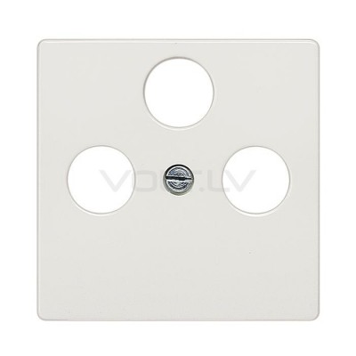 Centrālplate TV+SAT+FM "Balts" Delta Line