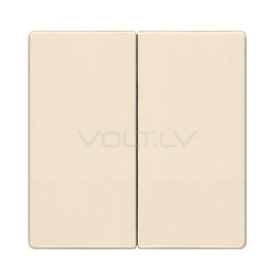 Taustiņš 1+1 "Bēšs" Delta Line