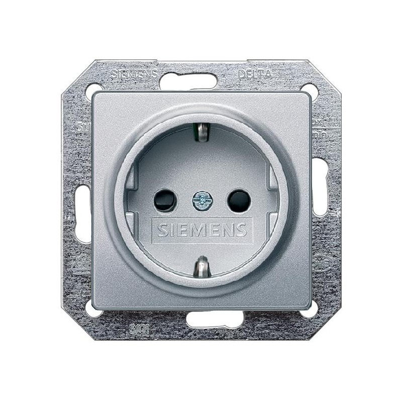 Rozete a/z ar bērnu aizs. "Alumīnijs" Delta Line