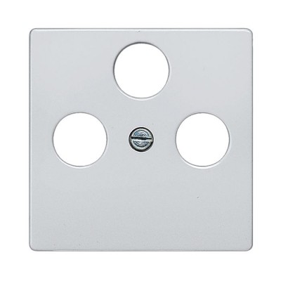 Накладка TV+SAT+FM "Алюминий" Delta Line