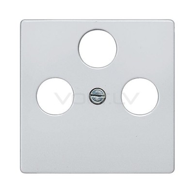 Centrālplate TV+SAT+FM "Alumīnijs" Delta Line