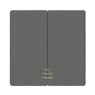 Клавиша 1+1 С Линзой "Чёрный" Delta Line