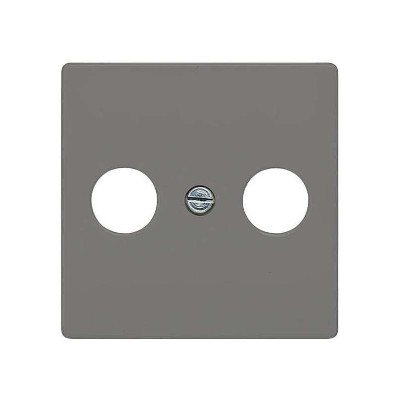 Centrālplate TV+SAT "Melns" Delta Line