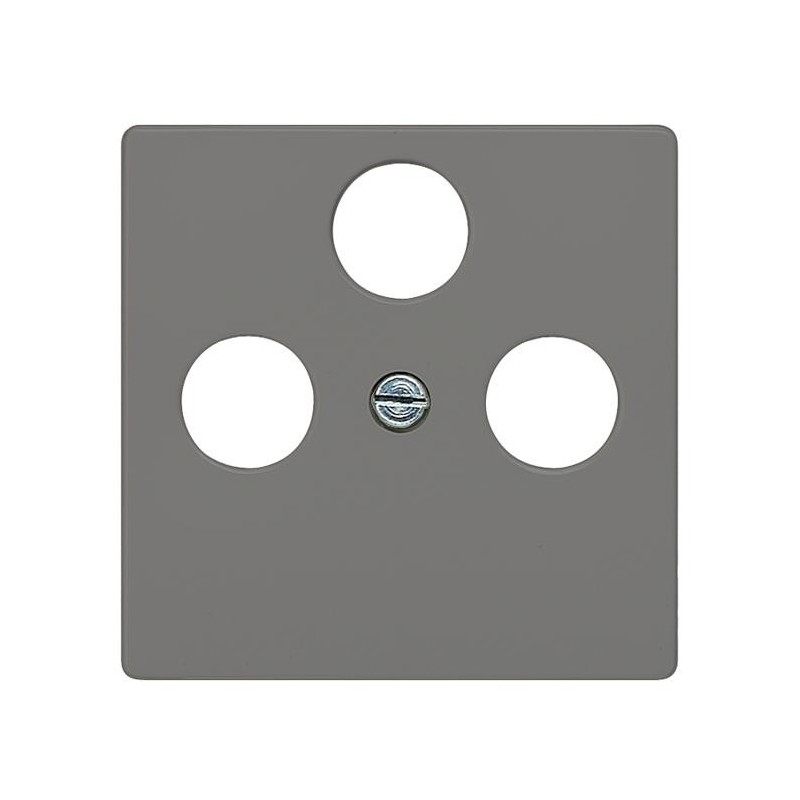 Centrālplate TV+SAT+FM "Melns" Delta Line