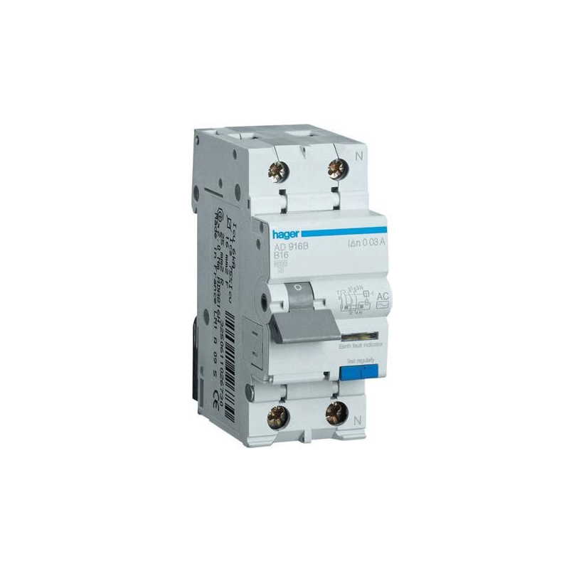 Комбинированный автомат утечки "2P B 20A 30mA"