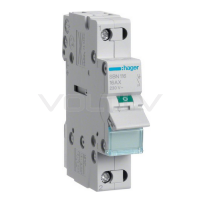 Modulārais slēdzis "1P 25A 230V"