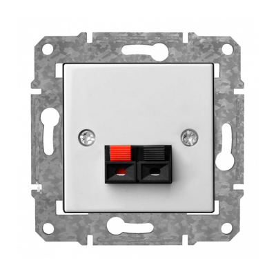 Rozete Audio 2 Kanāls "Balts" Epsilon