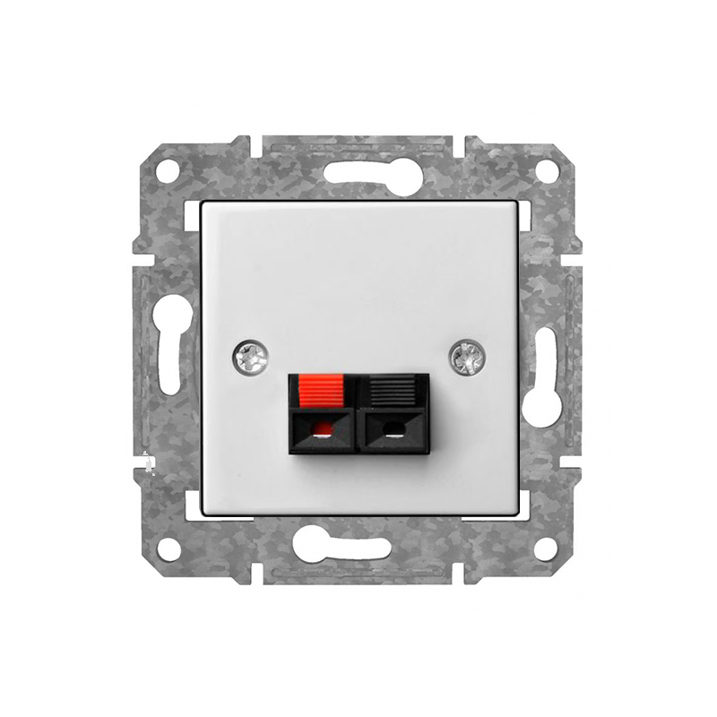 Rozete Audio 2 Kanāls "Balts" Epsilon