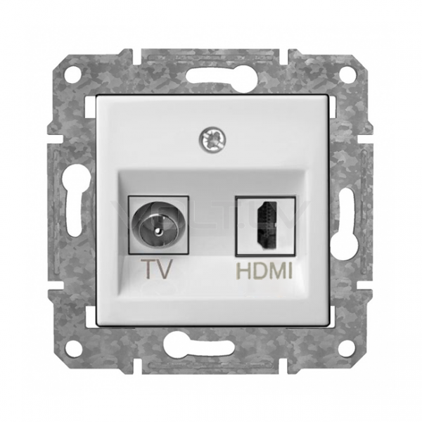 Rozete HDMI+TV "Balts" Epsilon 