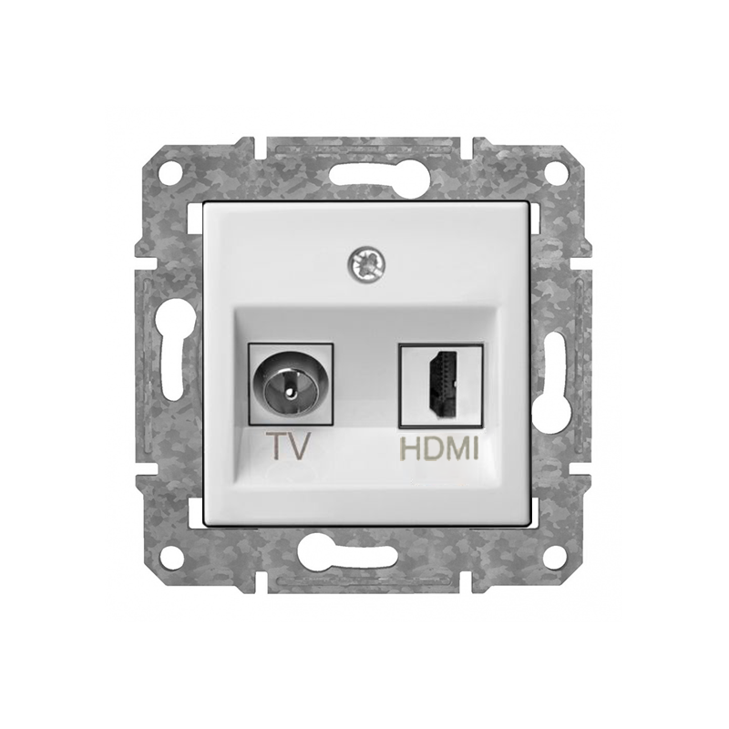 Rozete HDMI+TV "Balts" Epsilon