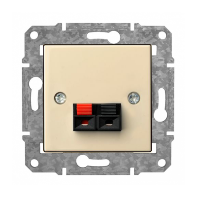 Розетка Аудио 1 Канал "Бежевый" Epsilon