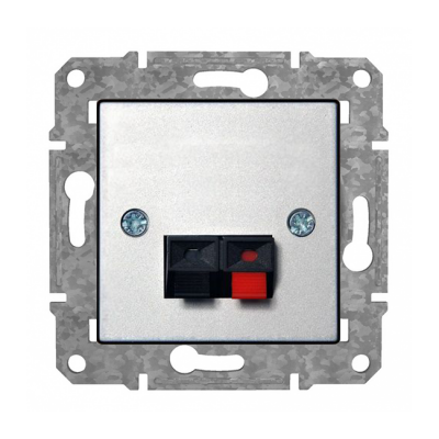 Rozete Audio 2 Kanāls "Alumīnijs" Epsilon