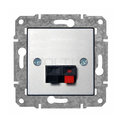 Rozete Audio 2 Kanāls "Alumīnijs" Epsilon