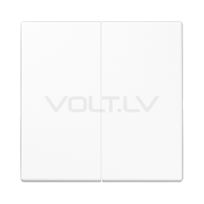 Taustiņš 1+1 "Balts" LS 990