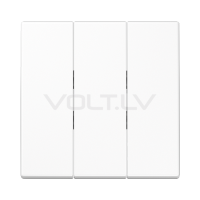 Taustiņš 1+1+1 "Balts" LS 990