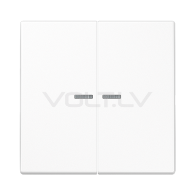 Клавиша 1+1 С Линзой "Белый" LS 990