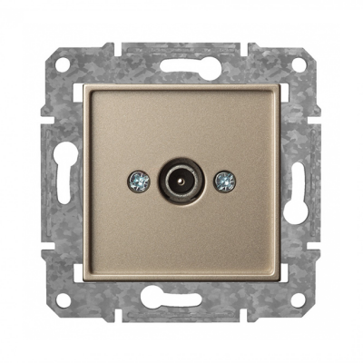 Розетка TV проходная "Шампанский" Epsilon