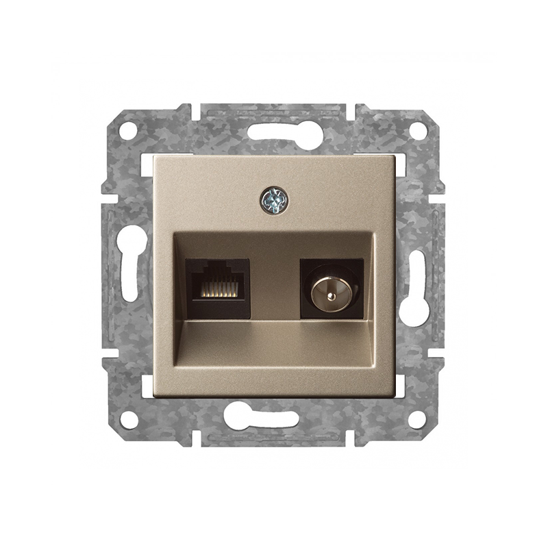 Розетка TV+Data "Шампанский" Epsilon