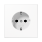 Розетка с/з "Белый" LS 990