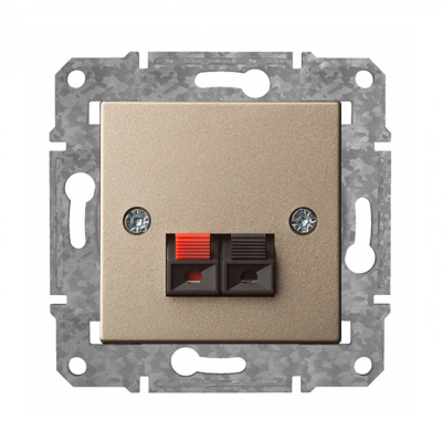 Розетка Аудио 1 Канал "Шампанский" Epsilon