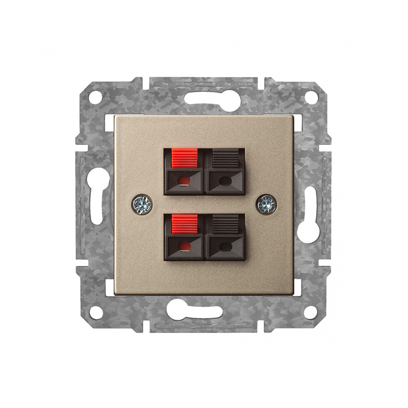 Rozete Audio 2 Kanāls "Šampanietis" Epsilon