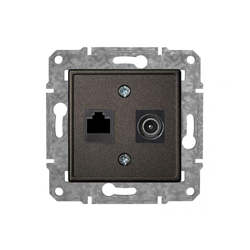 Rozete TV+Data "Antracīts" Epsilon