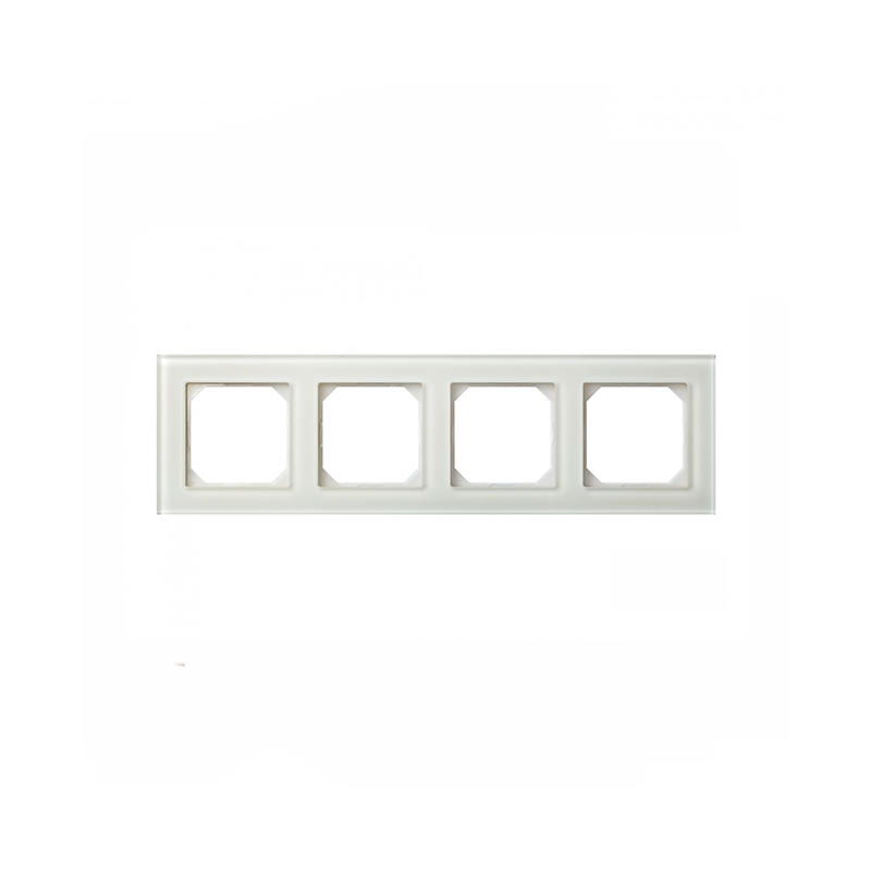 4М Рамка "Белое Стекло" Epsilon