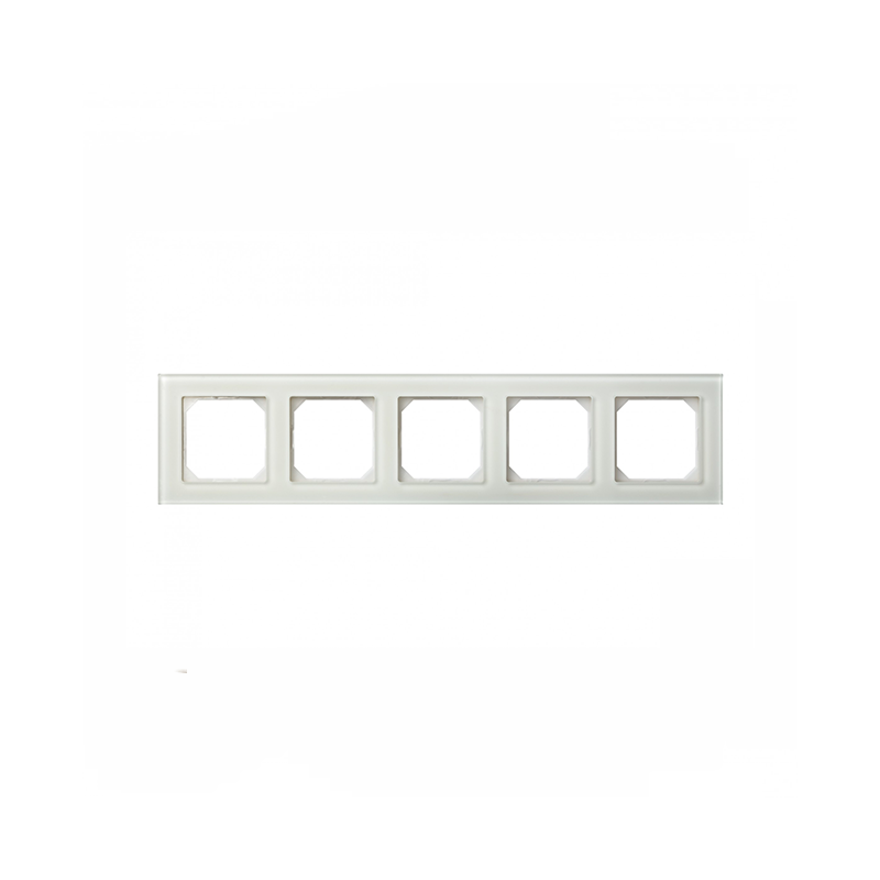 6М Рамка "Белое Стекло" Epsilon