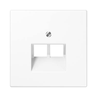 Centrālplate Data 1+1 "Balts" LS 990